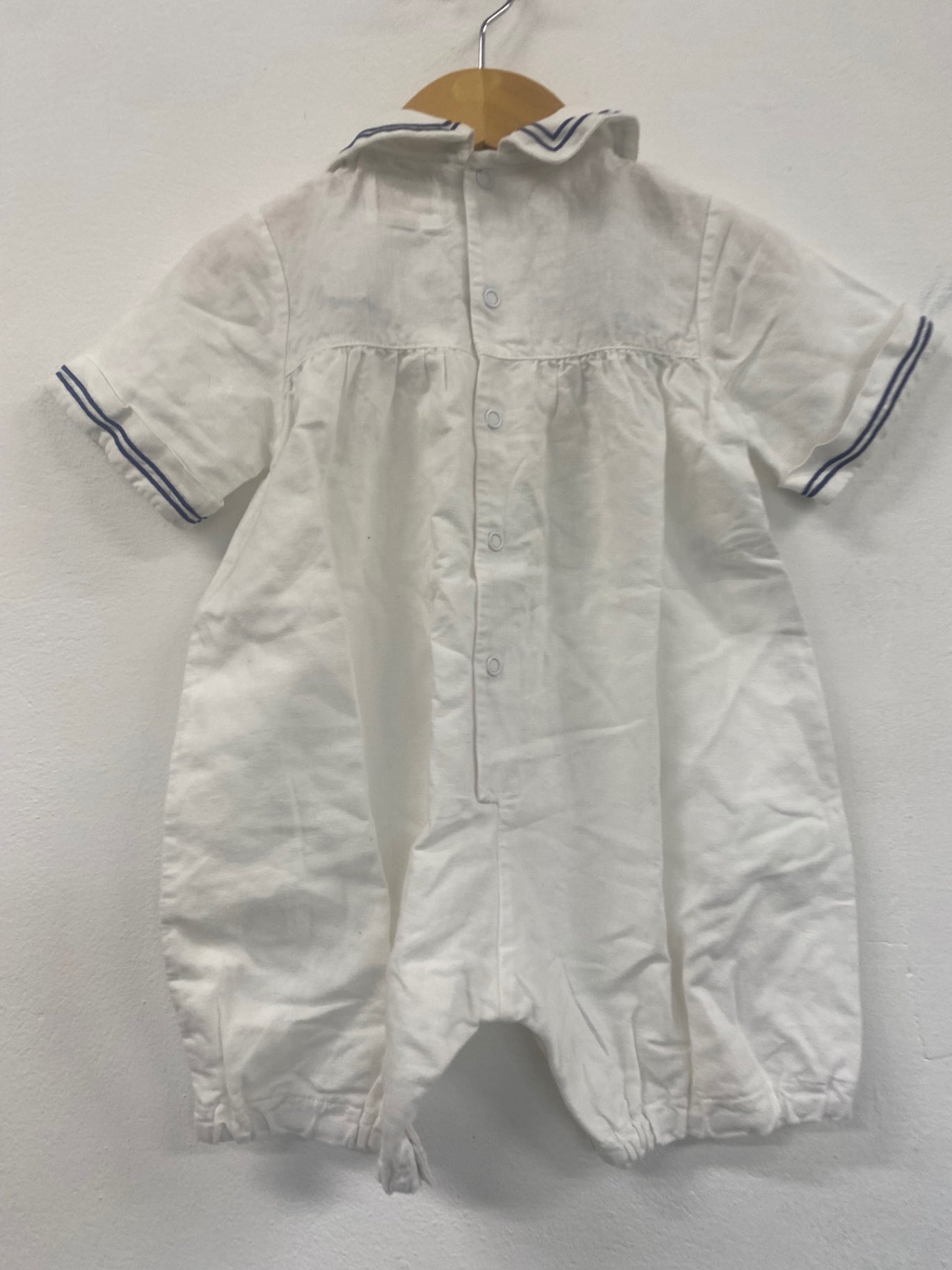 Fabulous Emile Et Rose sailor traditional Baby Clothes 6-9mths White Hat & suit #5 SW461