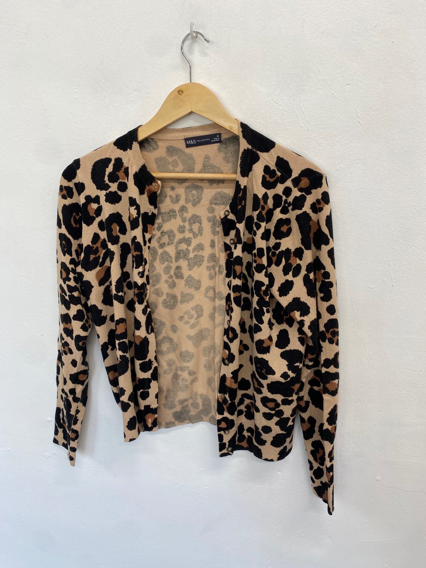 WASH Fabulous M&S leopard cardigan AT002