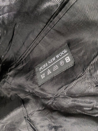 Fabulous Scottish Prince Charlie Kilt Jacket 44S Black Wool Ex hire #504 MD001