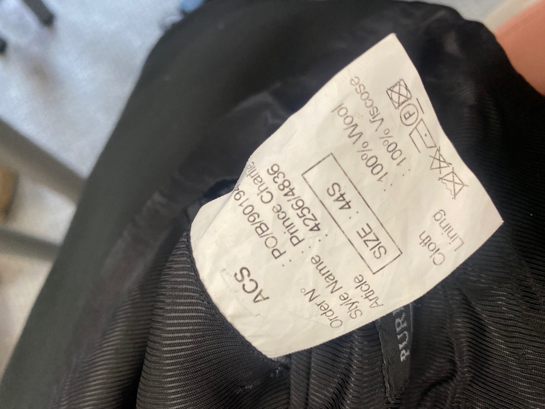 Fabulous Scottish Prince Charlie Kilt Jacket 44S Black Wool Ex hire #504 MD001
