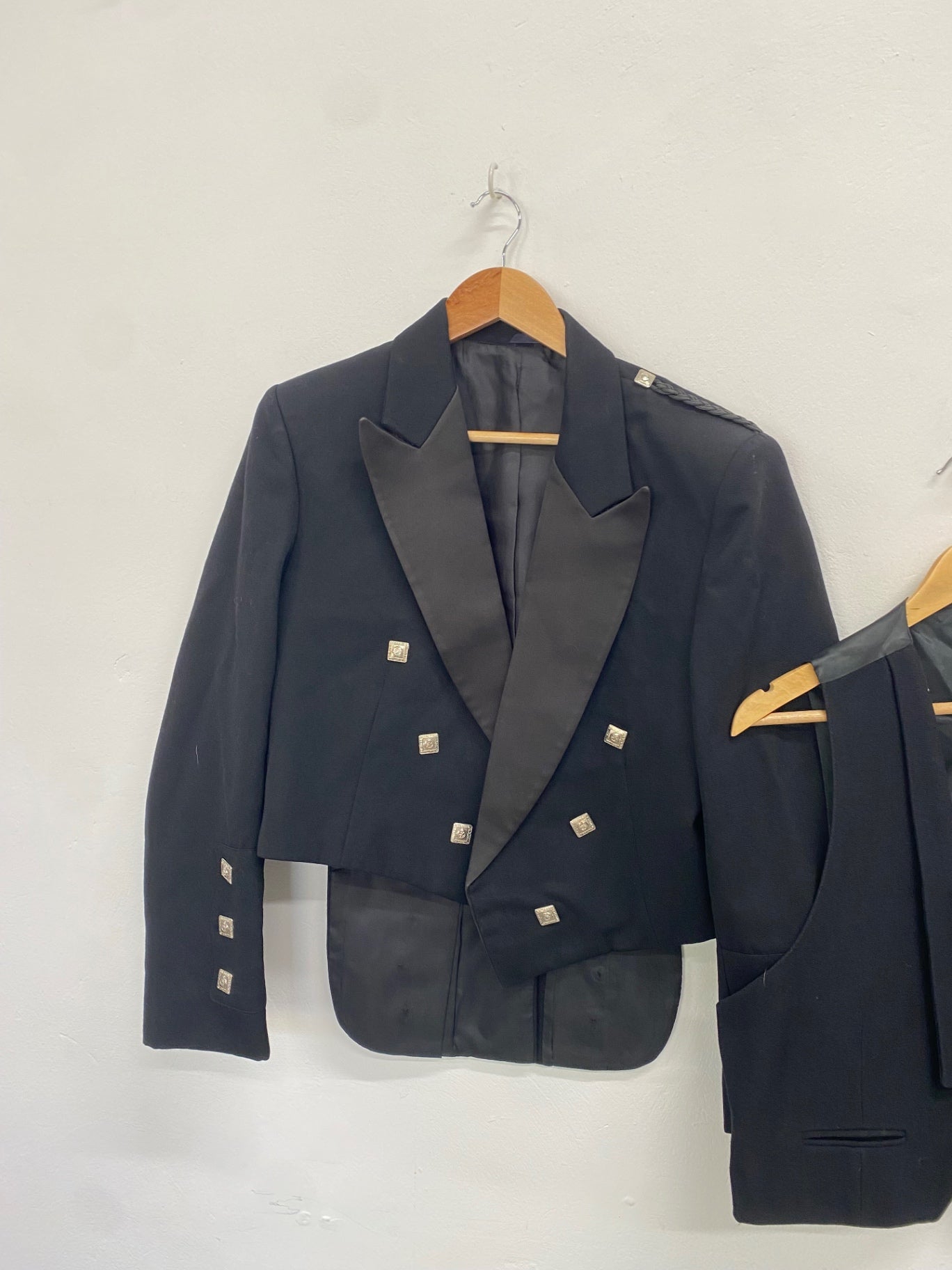 Classic traditional kilt jacket & waistcoat Prince Charlie ex hire UK 40 t #500 MD001