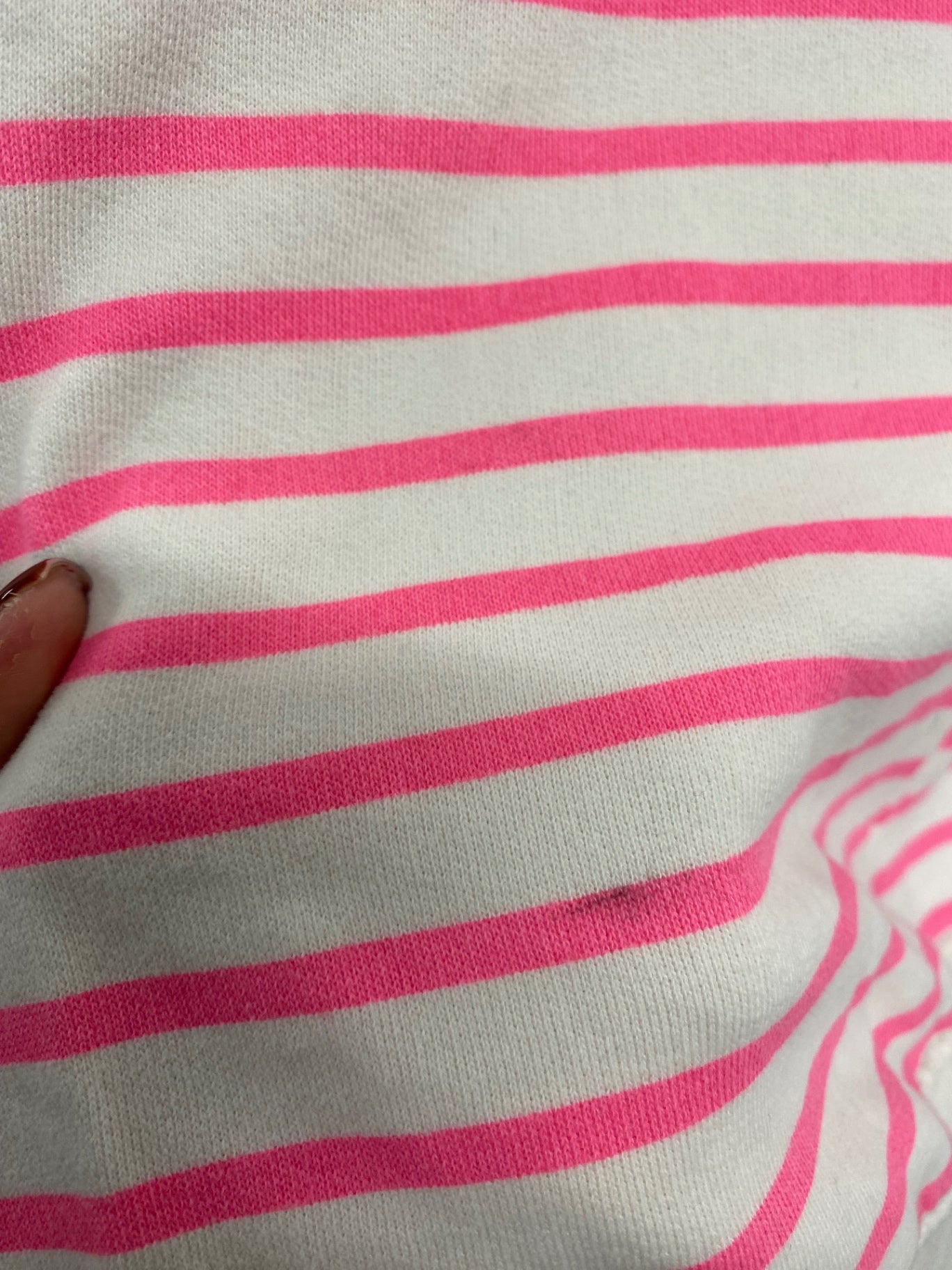 Fabulous Scamp & dude Sweater UK 16 Pink and White stripe KN002