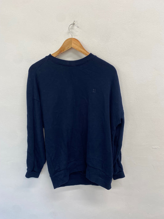 Fabulous Sweaty betty Sweater UK S Navy Blue JF463