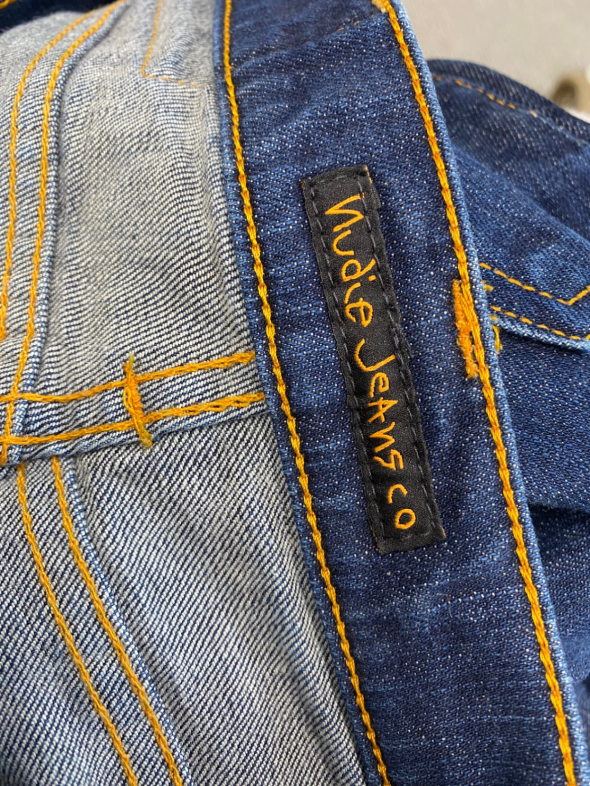Fabulous Nudie jeans co Skinny jeans W26" W30 Dark Blue TG465