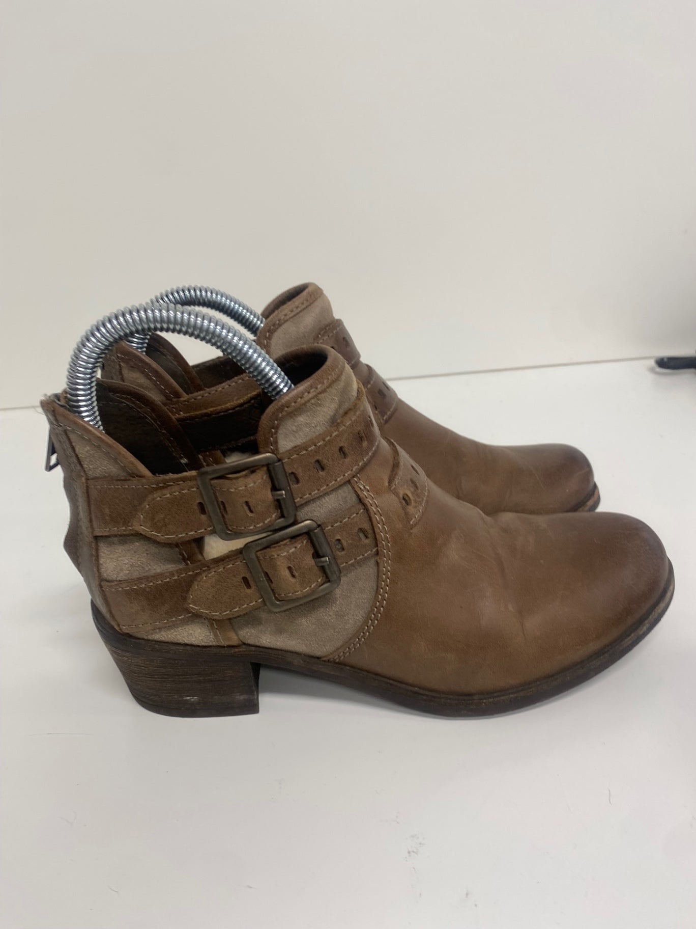 Fabulous UGG Patsy ankle strap western Boots UK4.5 Brown TG465
