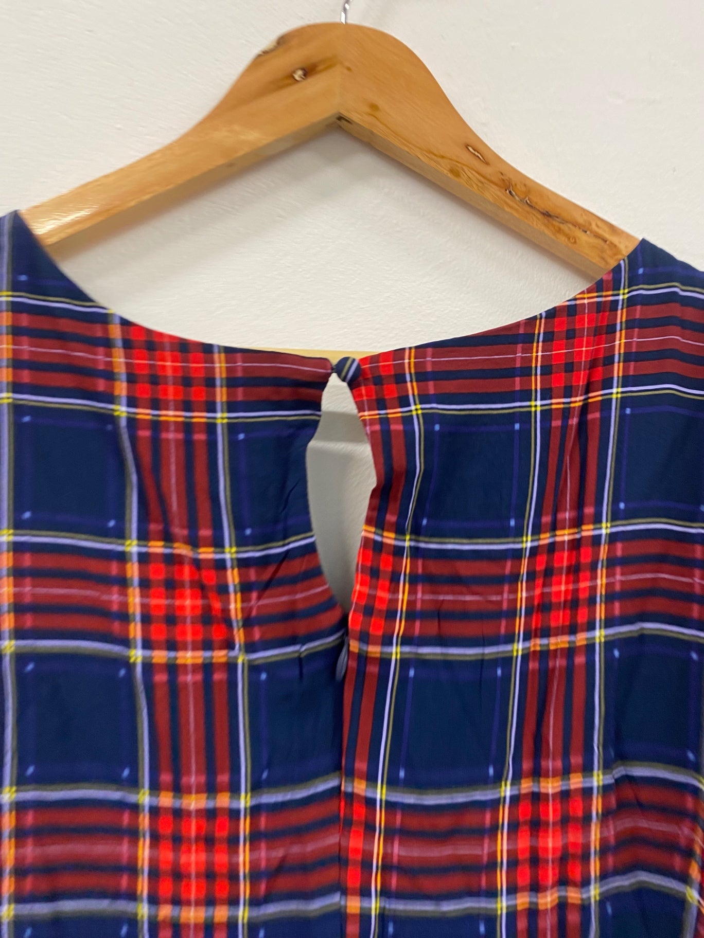 Fabulous Joannie classic Plaid Dress UK22 Red & Blue CC001
