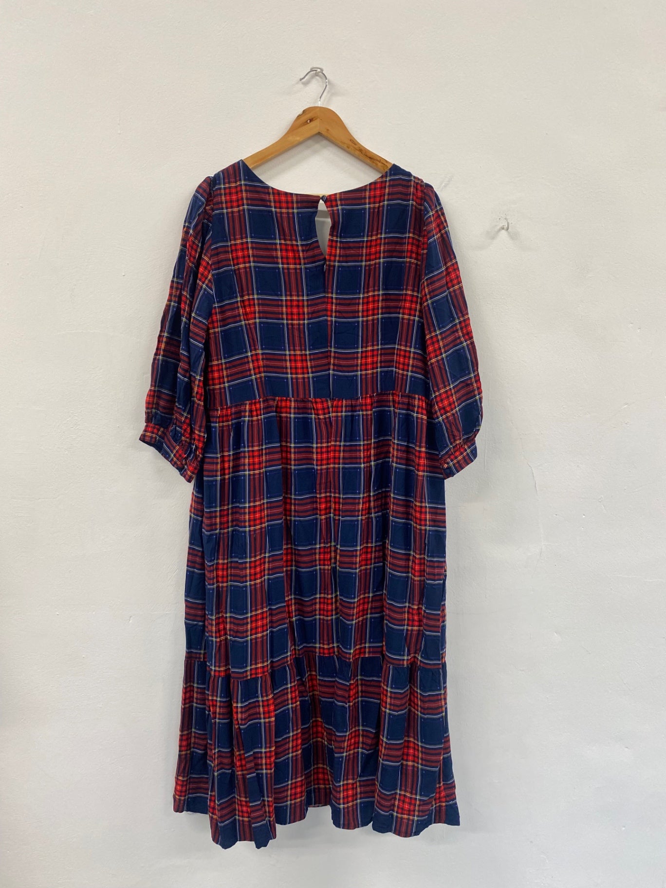 Fabulous Joannie classic Plaid Dress UK22 Red & Blue CC001