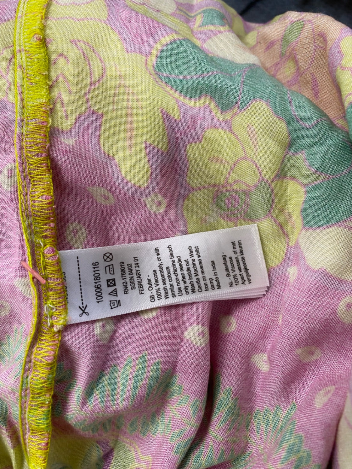 Fabulous Monsoon beach tropical romantic Dress UK22 Yellow CC001