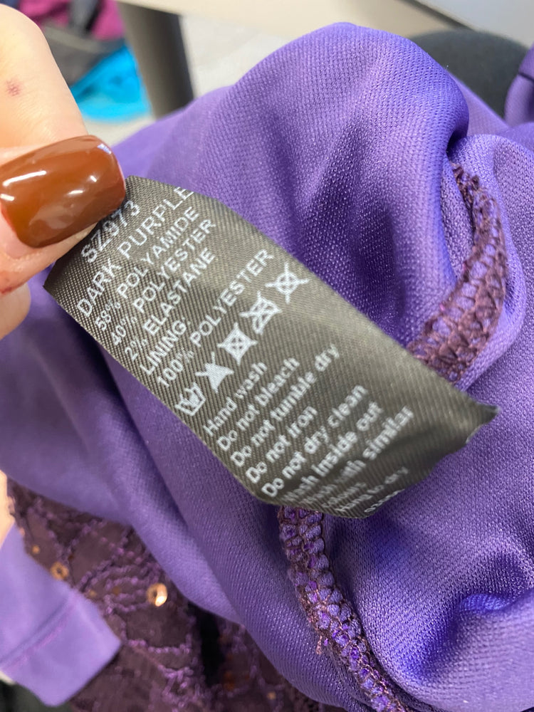 Fabulous Joanna Hope sequin evening Dress UK 22 Purple SM467