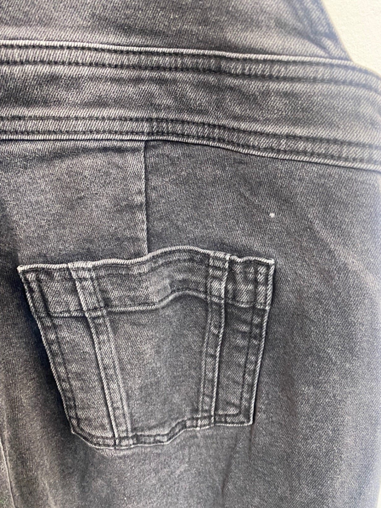 Fabulous Boden denim dungarees Jumpsuit Uk14 charcoal Grey SM467
