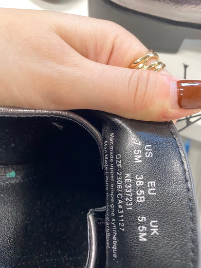 Fabulous DKNY ivette Loafers UK 5 Metallic Silver SM467