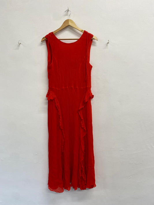 Fabulous Whistles Nellie Dress UK 16 Red party EP468