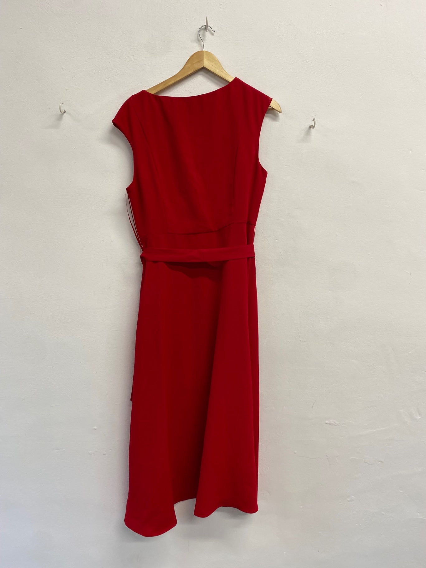 Fabulous Phase Eight rushelle party Midi Dress UK 16 Red EP468