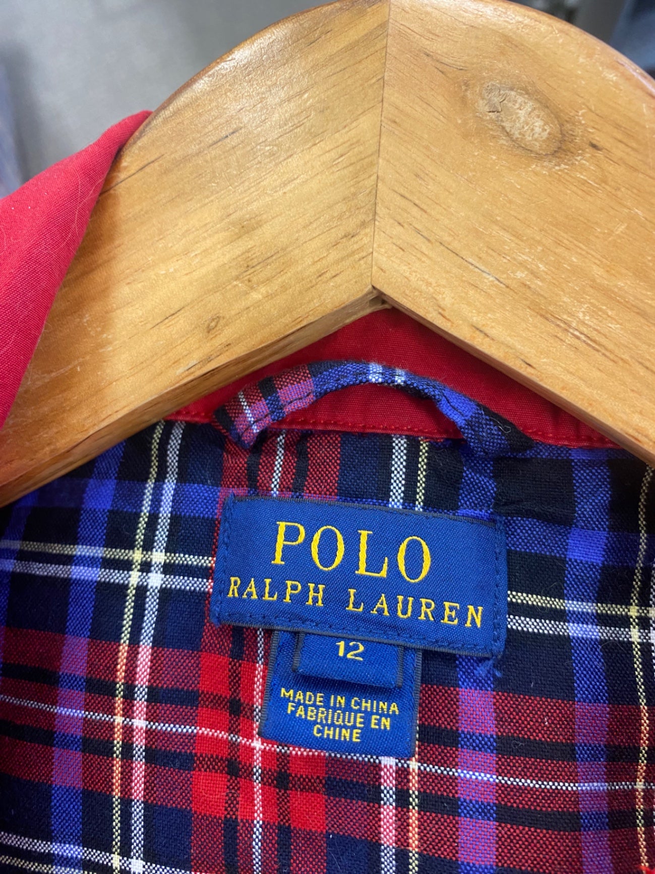 Fabulous Polo Ralph Lauren Trench Coat Age 12 Red LK469