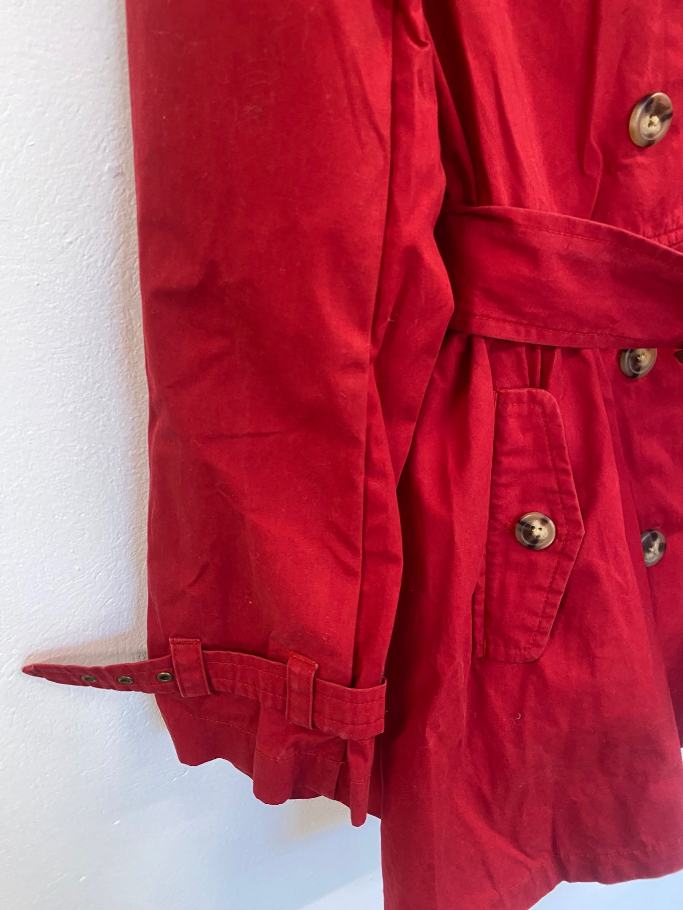 Fabulous Polo Ralph Lauren Trench Coat Age 12 Red LK469