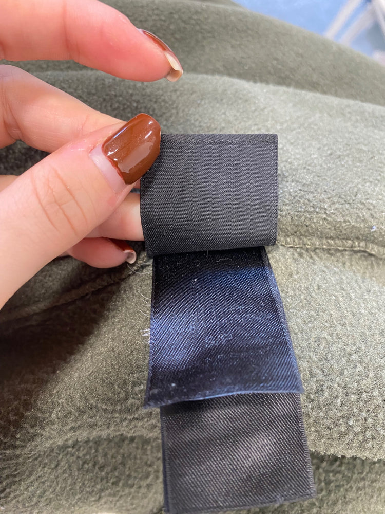 Fabulous The North Face fleece Zip through Sweater UK S Olive Green KH001