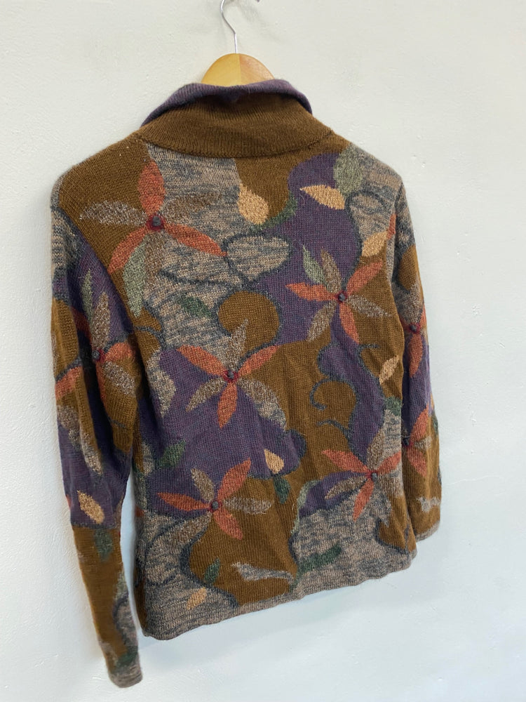 Fabulous The Alpaca Collection Cardigan browns UkS JC470