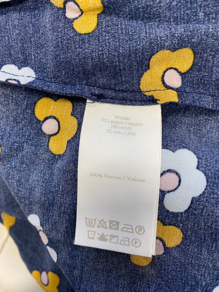 Fabulous boden floris Dress UK 10 Navy floral wrap KH001