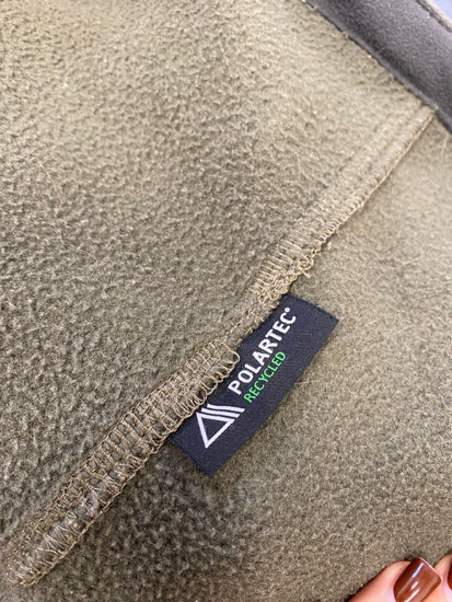 Fabulous The North Face fleece Zip through Sweater UK S Olive Green KH001