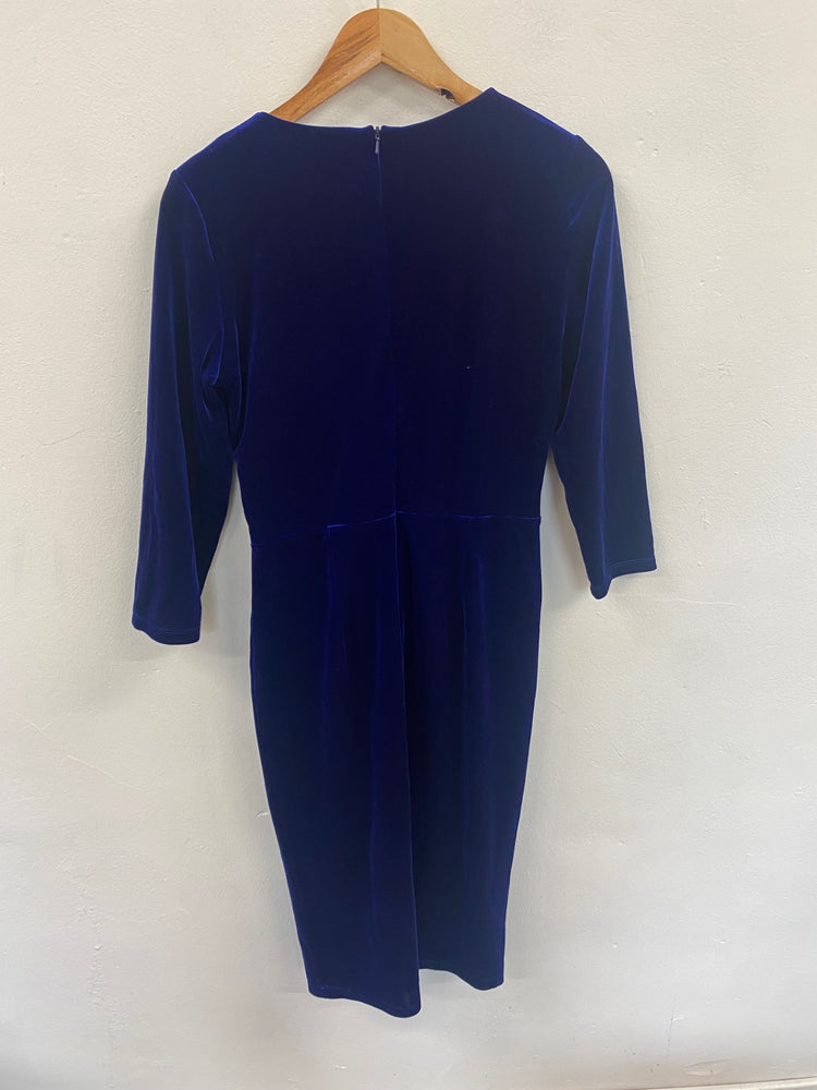 Fabulous Bombshell London party occasion Dress UK12 Royal Blue Sultry YB001