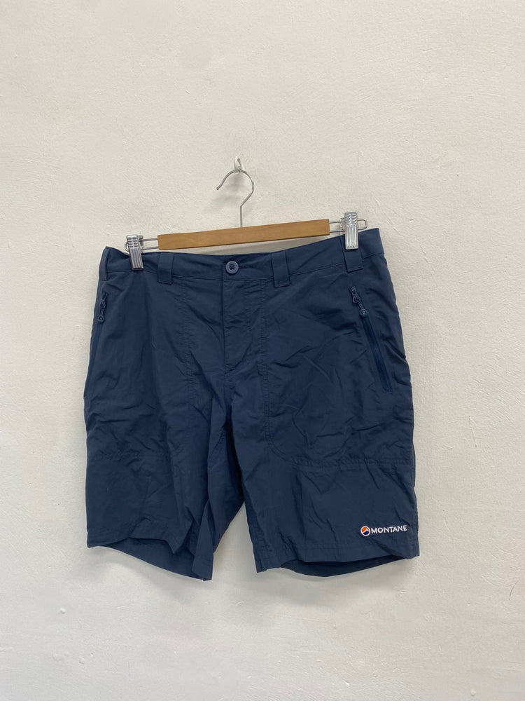Fabulous Montane Shorts active UK S Navy blue KH001