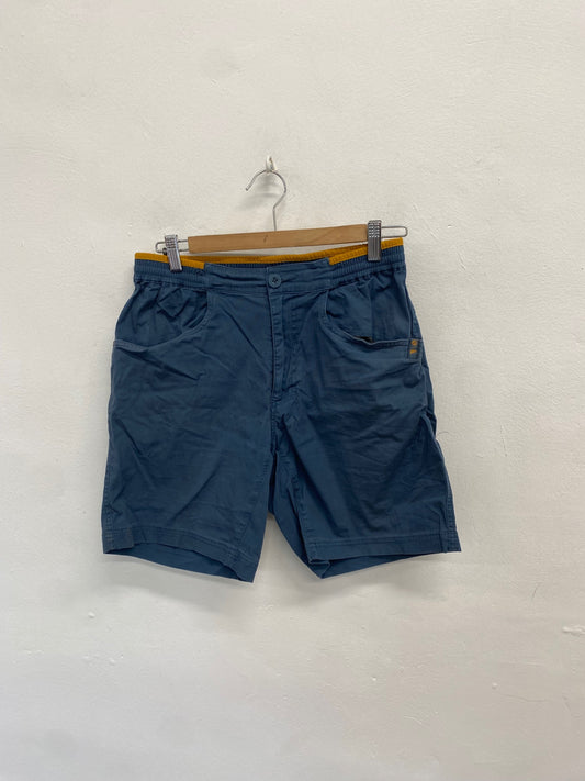 Fabulous Montane active cargo Shorts UK S Blue mustard KH001