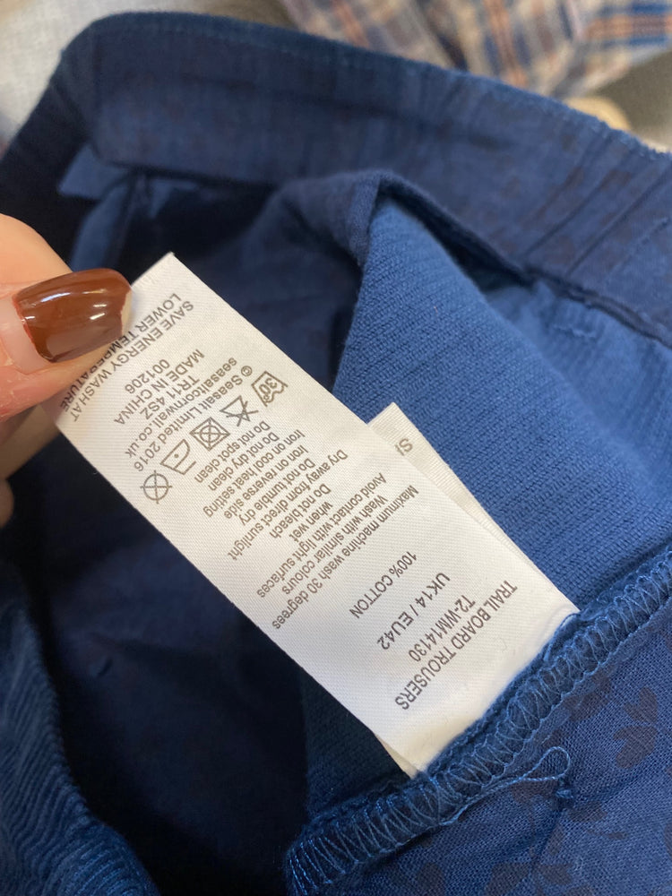 Fabulous Seasalt cornwall trail board Straight trousers UK 14 Blue KC470
