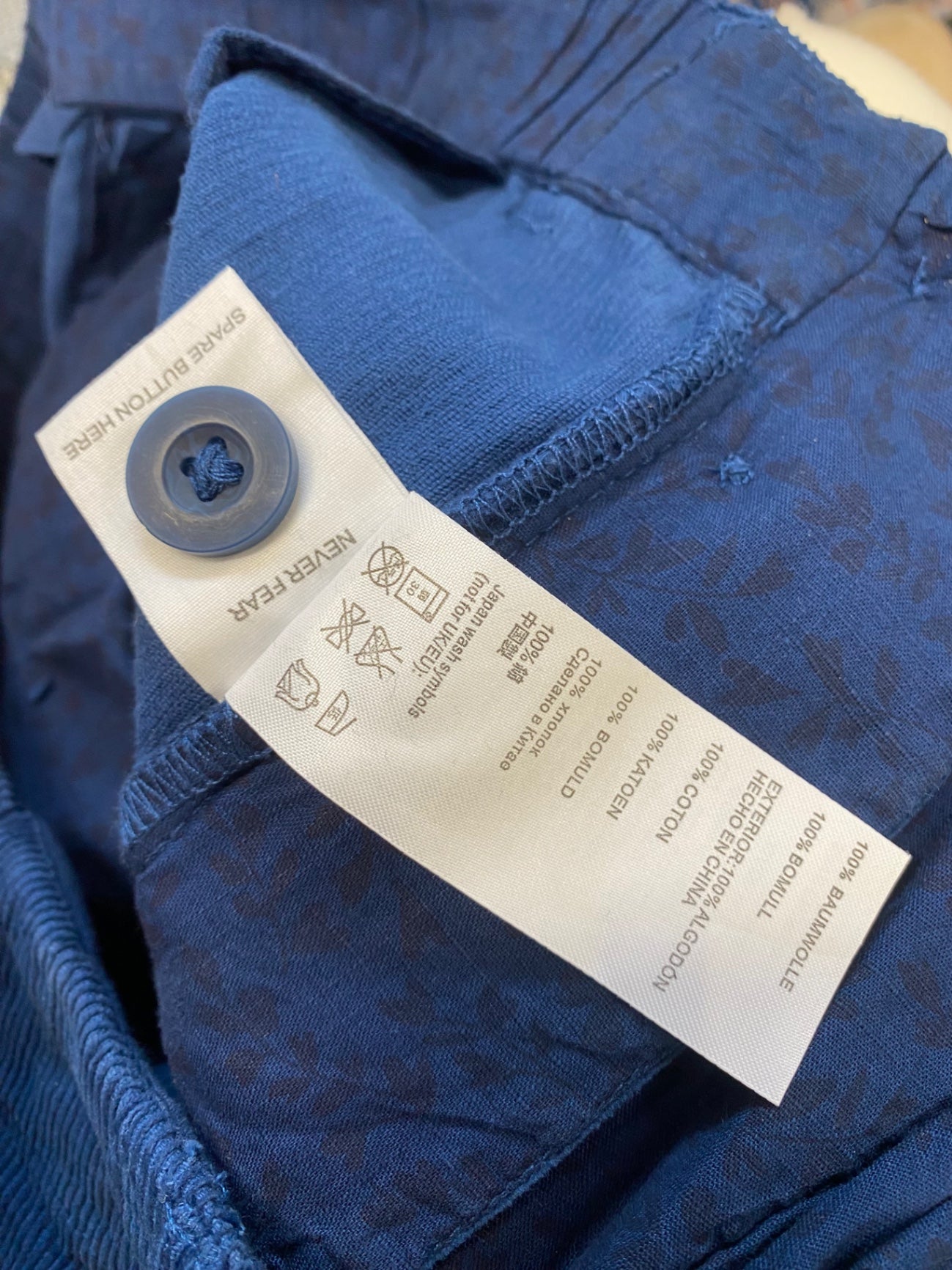 Fabulous Seasalt cornwall trail board Straight trousers UK 14 Blue KC470