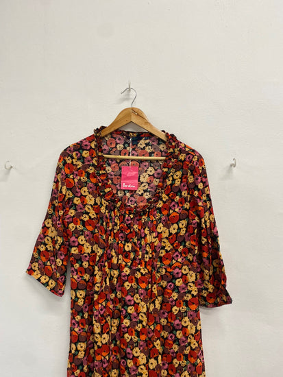 Fabulous Boden Dress UK 16 long Autumn floral