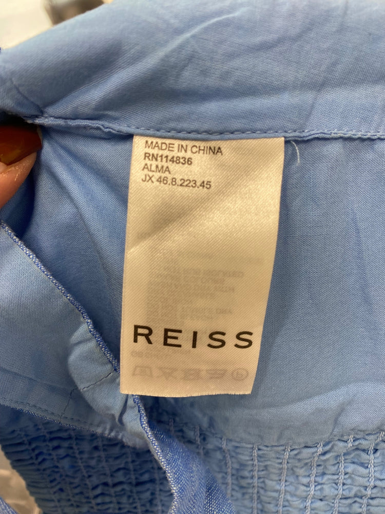 Fabulous Reiss alma Two-piece set linen Uk 10 Blue MB472