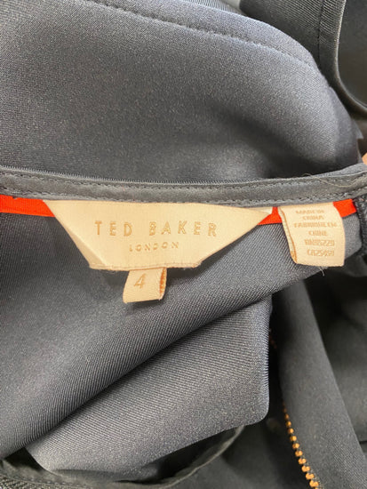 Fabulous Ted Baker Deneese party Dress Uk14 Navy blue Size 5 JM473