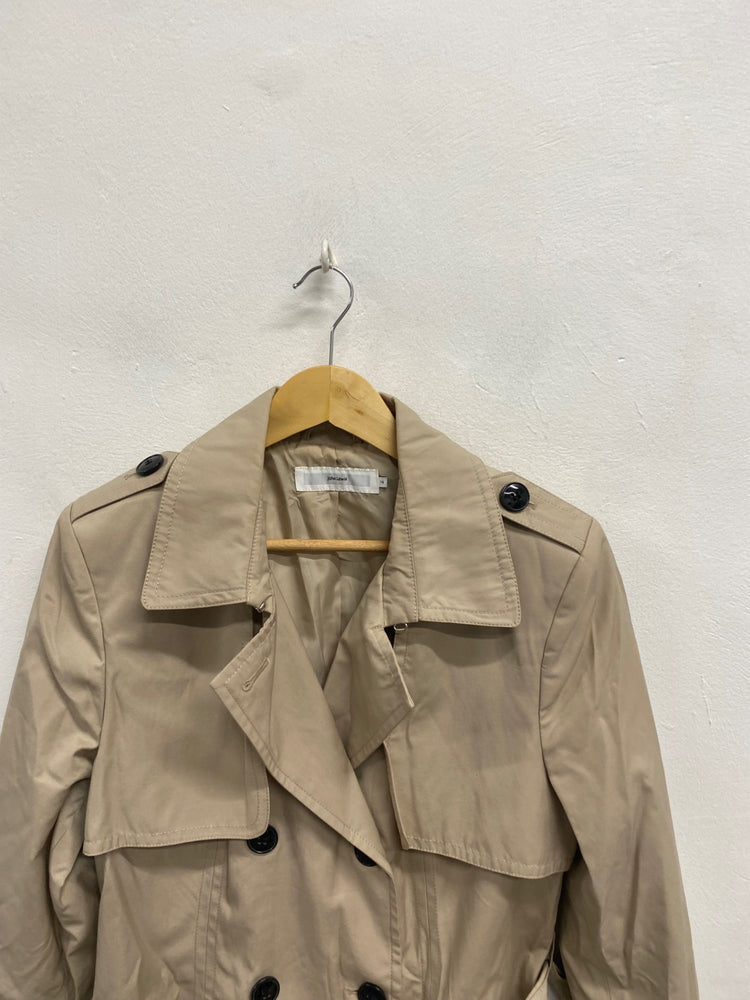 Fabulous John Lewis Trench Coat Mac UK 14 Beige JM473