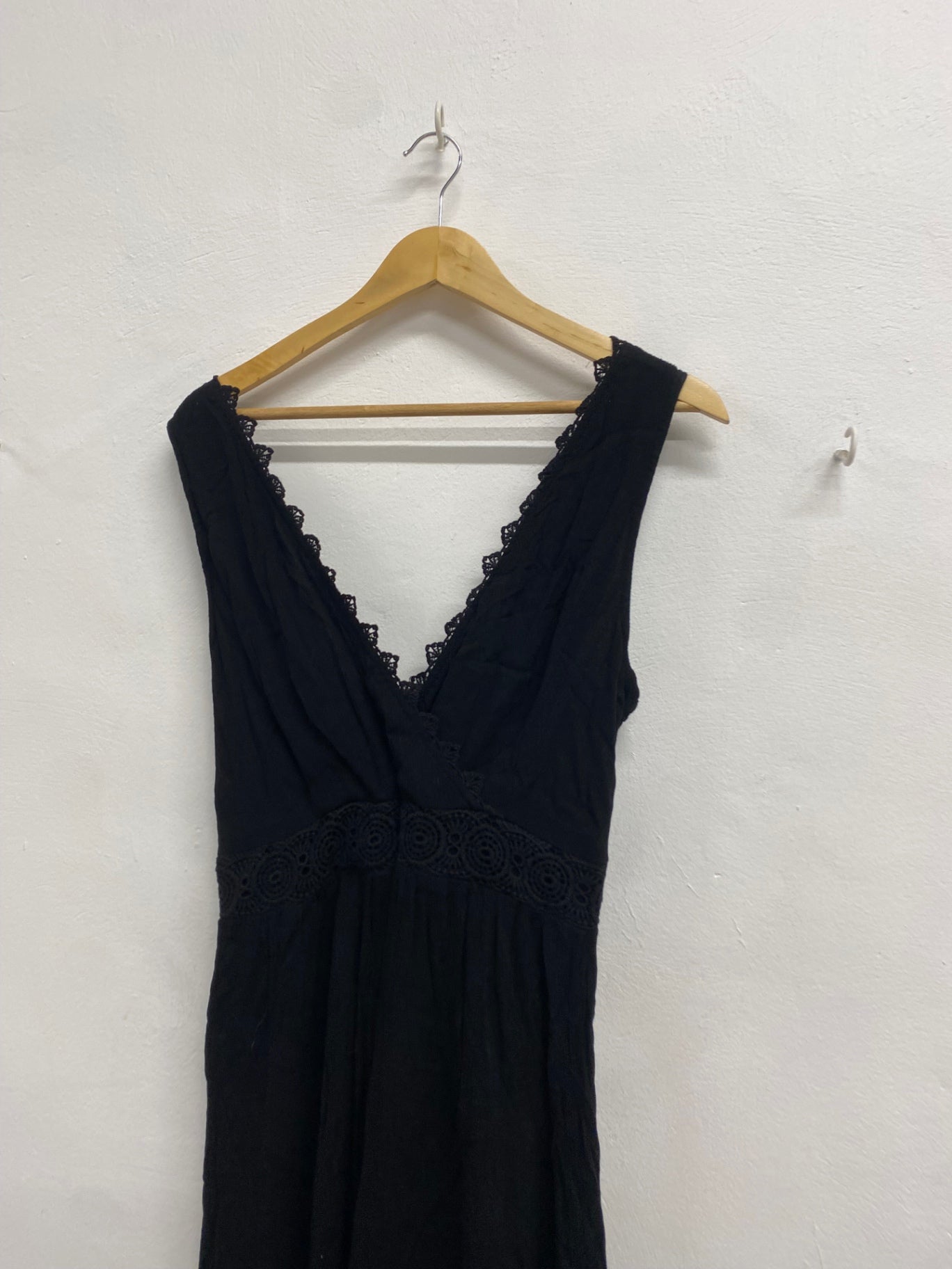 Fabulous Joe browns smock maxi Dress UK 14 Black JM473