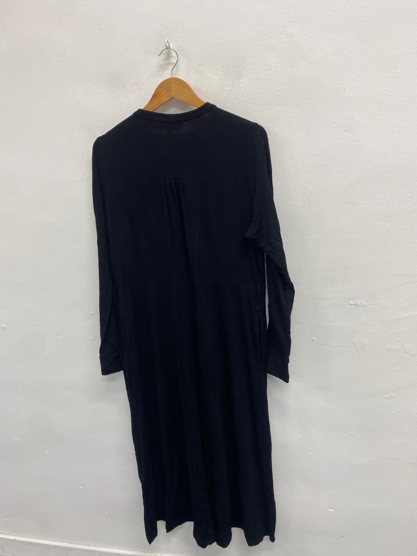 Fabulous Hobbs Dress UK 16 Black button down casual LM004