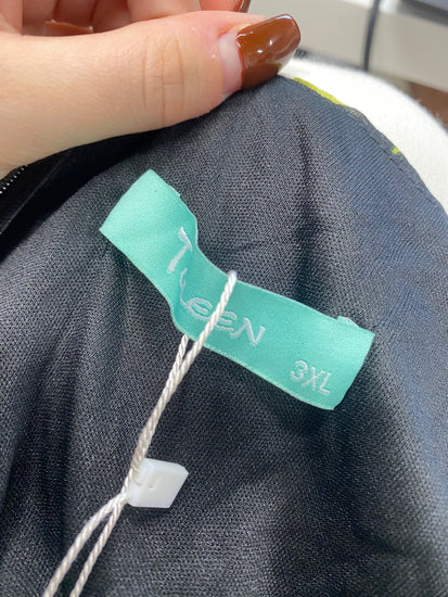 Fabulous Toleen Midi Dress UK 18 Black floral new FH001