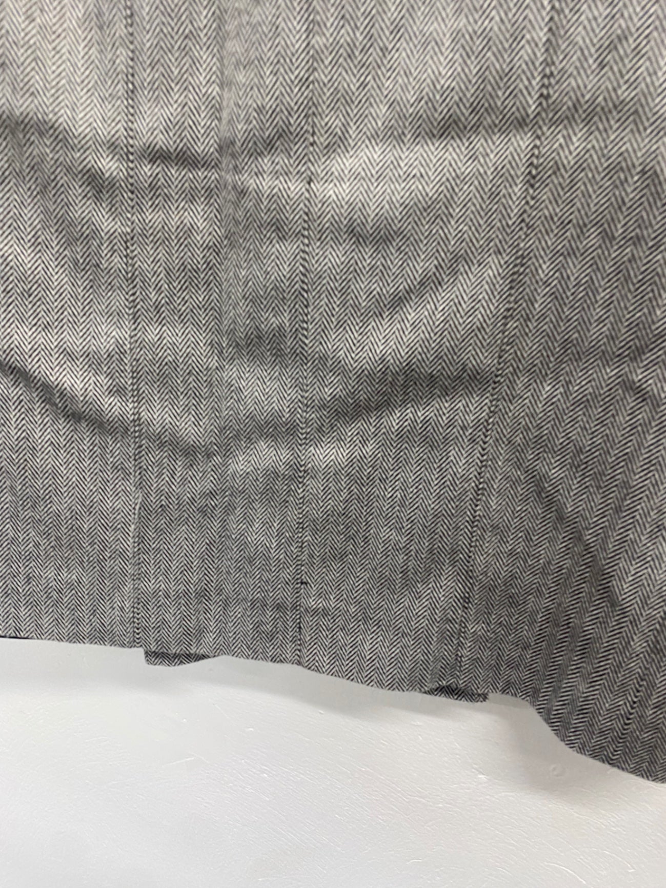Fabulous Karen millen Skirt UK 12 Grey zig zag pleated LM004