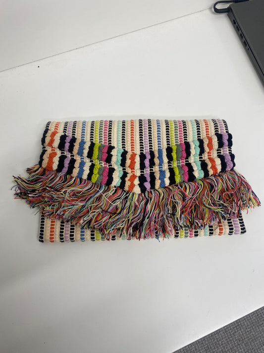Fabulous Stella & Dot rag tassel Clutch Bag One size Multicolour boho LM004