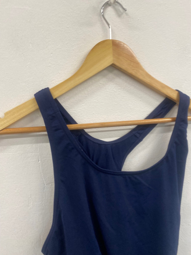 Fabulous Zoggs Ecoblast Swimsuit Uk16 Navy Blue New CS476