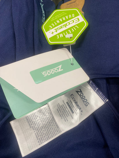 Fabulous Zoggs Ecoblast Swimsuit Uk16 Navy Blue New CS476