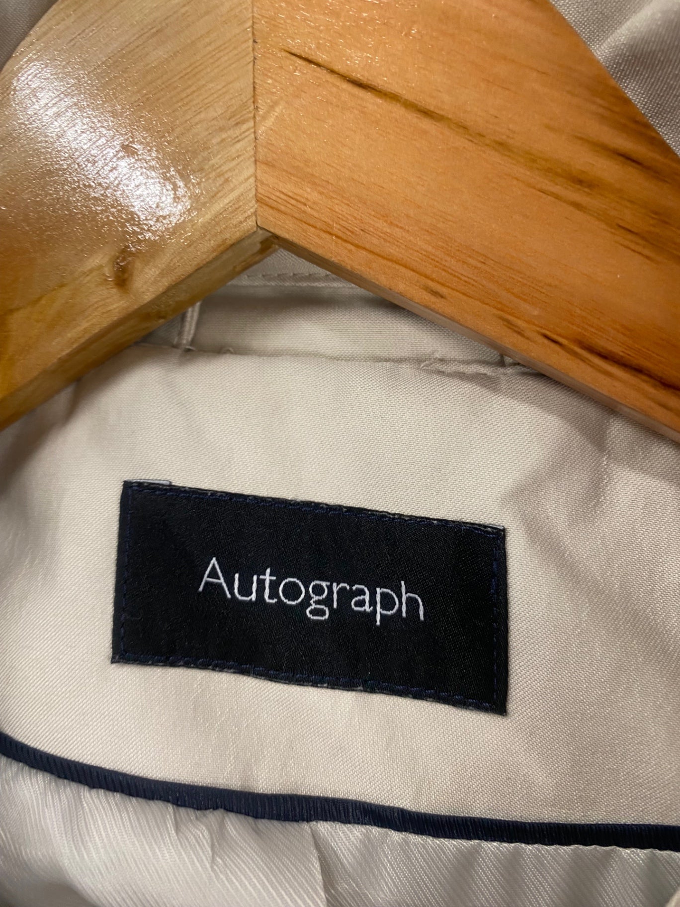 Fabulous Autograph classic Trench Coat Uk14 Beige AS466