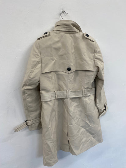 Fabulous Autograph classic Trench Coat Uk14 Beige AS466