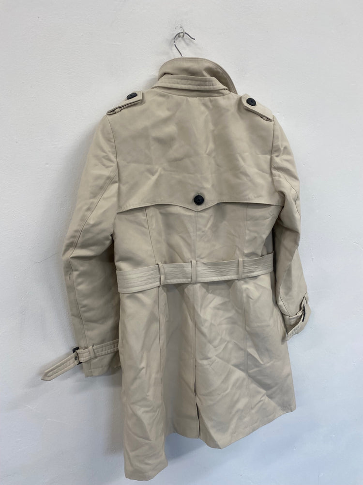 Fabulous Autograph classic Trench Coat Uk14 Beige AS466