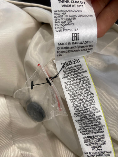 Fabulous Autograph classic Trench Coat Uk14 Beige AS466