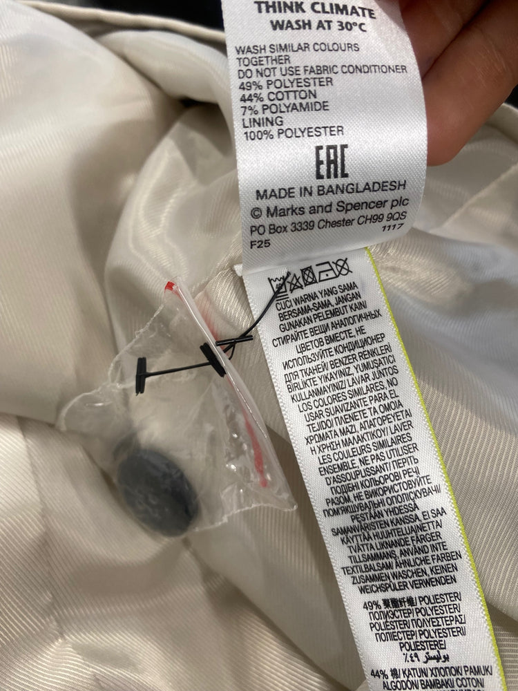 Fabulous Autograph classic Trench Coat Uk14 Beige AS466