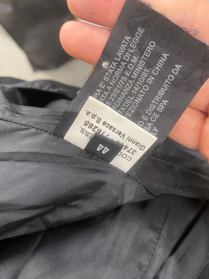 Fabulous vintage Y2K Versace Sport Puffer Coat UK12 Beige Apres GM143