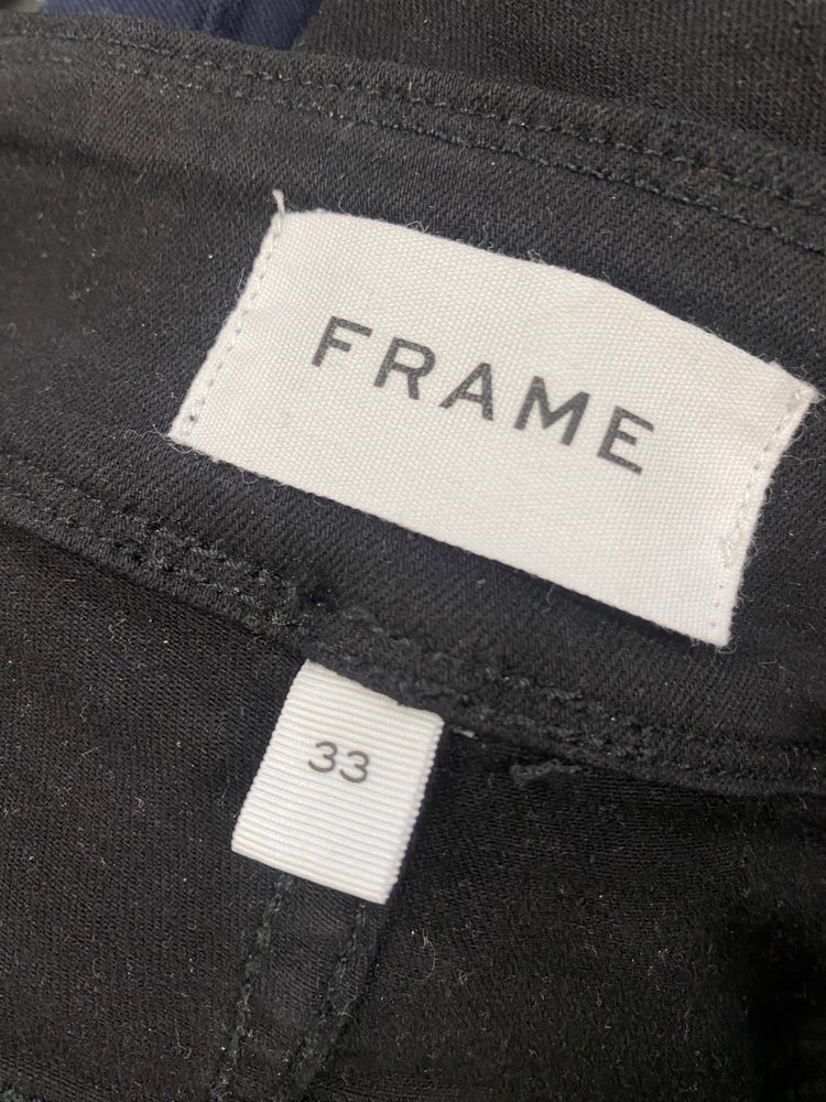 Fabulous Frame Film Noir Jeans W33" L29  Black Stretchy CS476