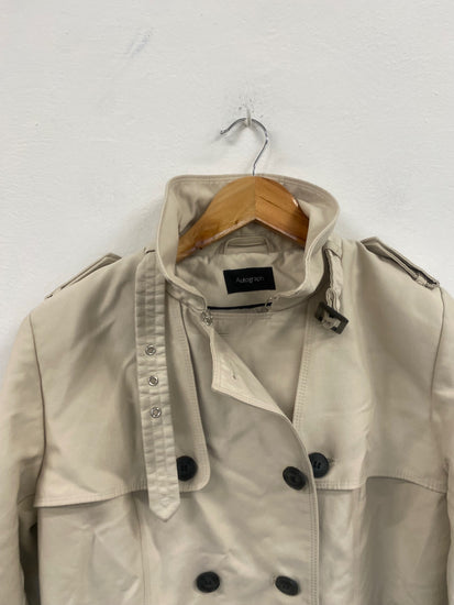 Fabulous Autograph classic Trench Coat Uk14 Beige AS466