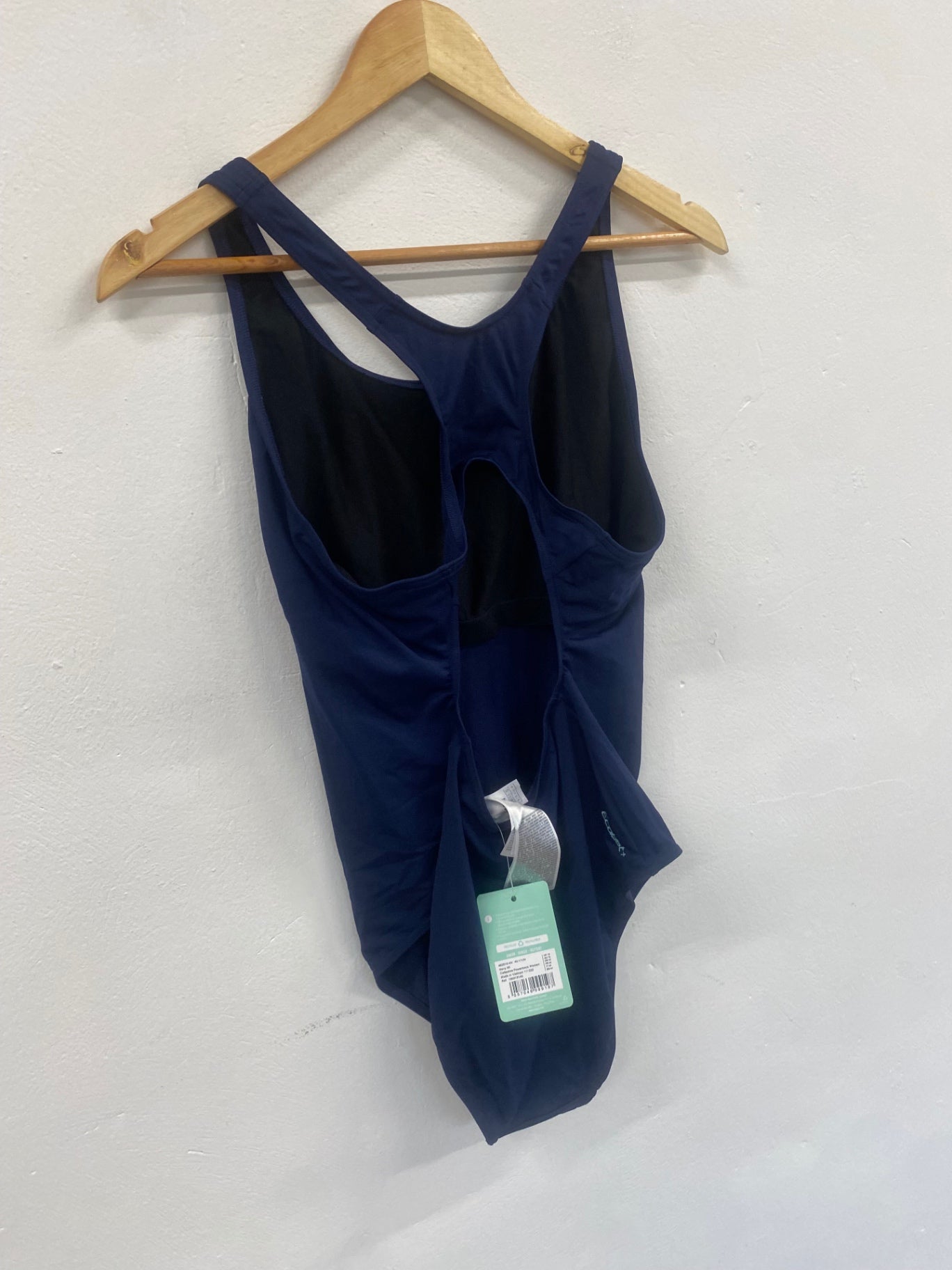 Fabulous Zoggs Ecoblast Swimsuit Uk16 Navy Blue New CS476