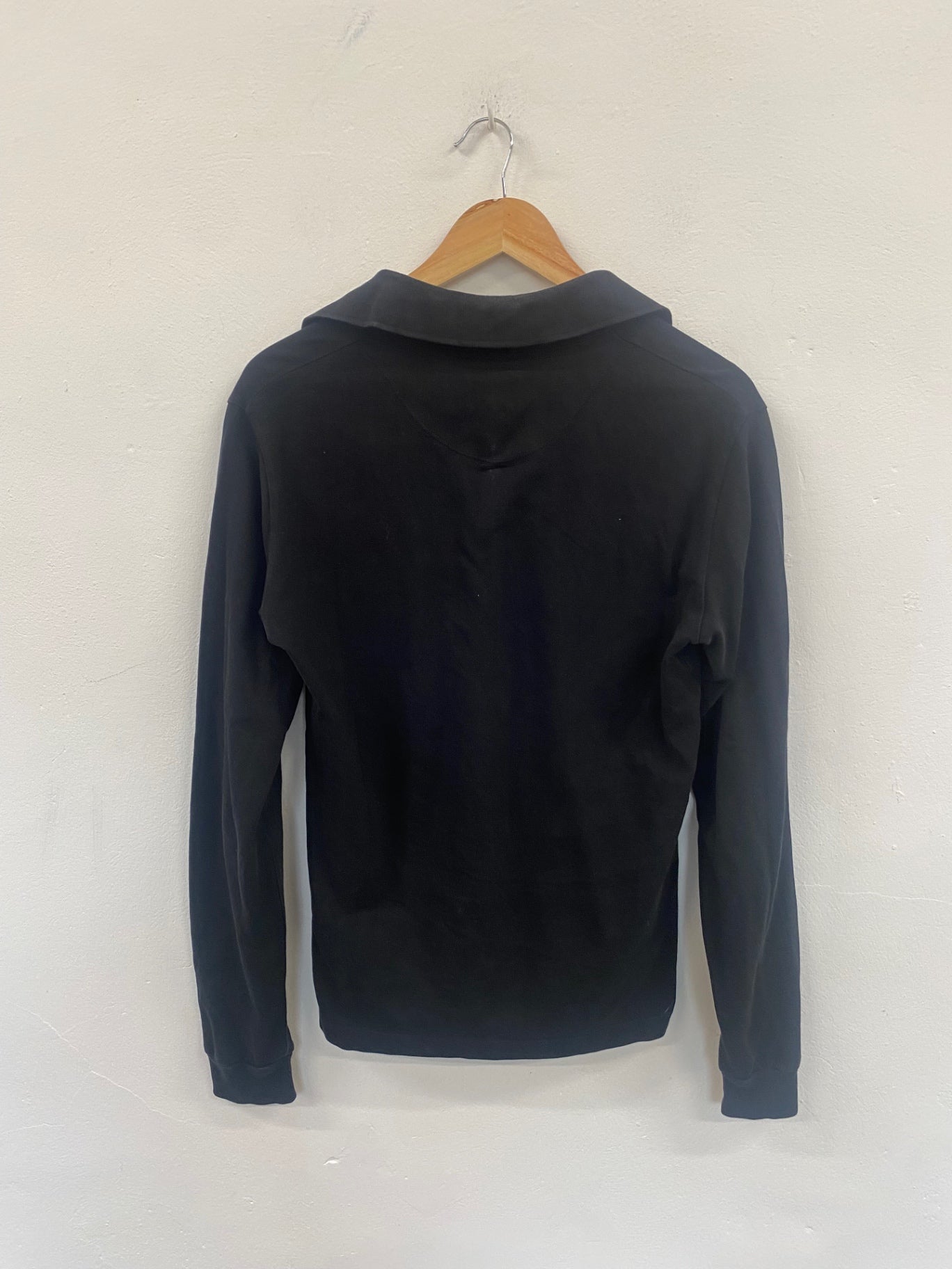 Fabulous Vivienne Westwood Man Black long sleeve polo Shirt UkM CS476