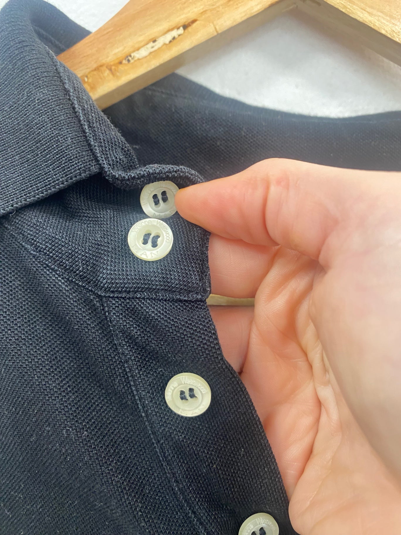 Fabulous Vivienne Westwood Man Black long sleeve polo Shirt UkM CS476